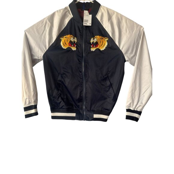 Satin embroidered Japanese Sukajan bomber jacket - Picture 2 of 9